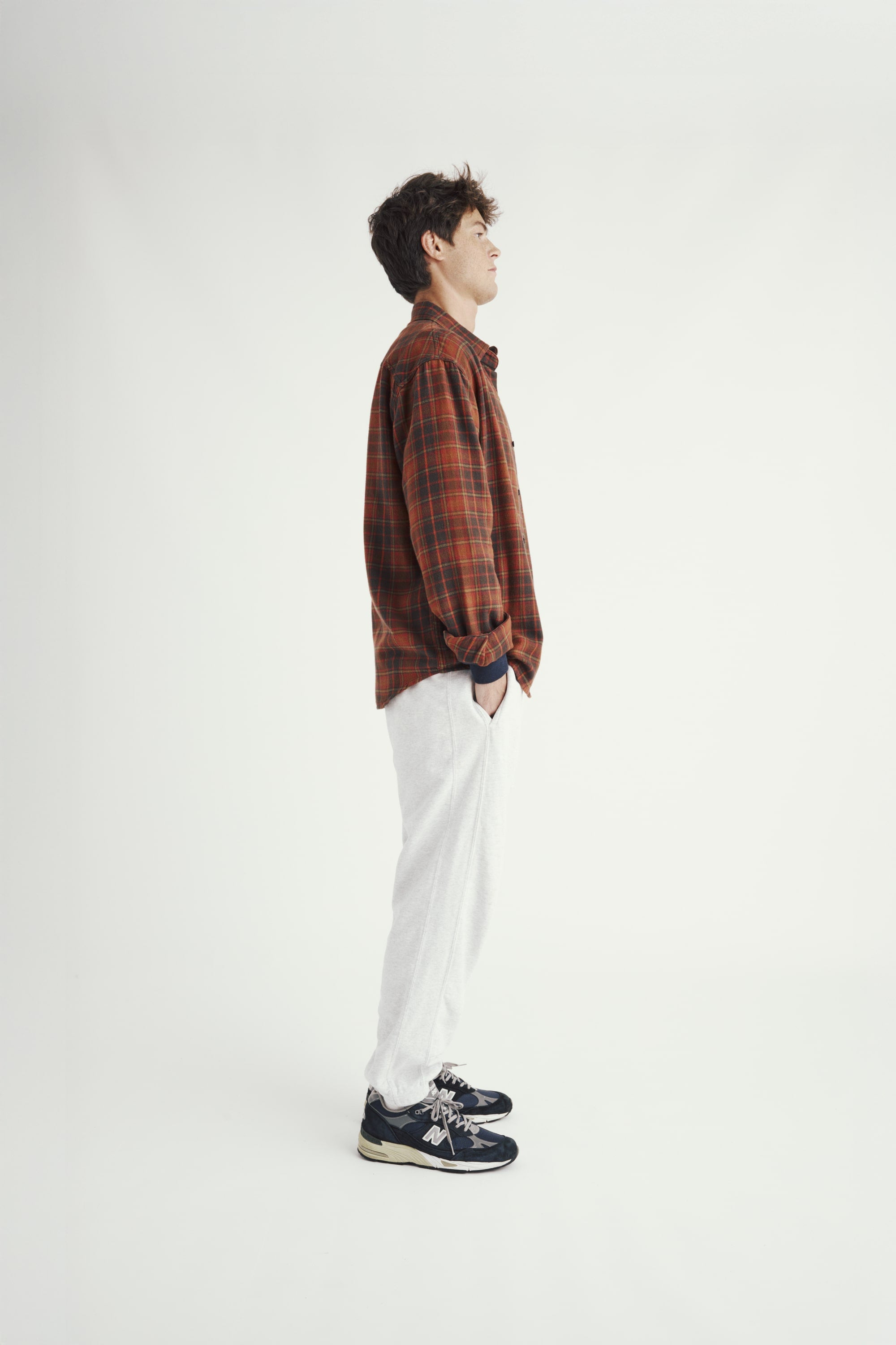 Single Pocket Workshirt - Red Black Check