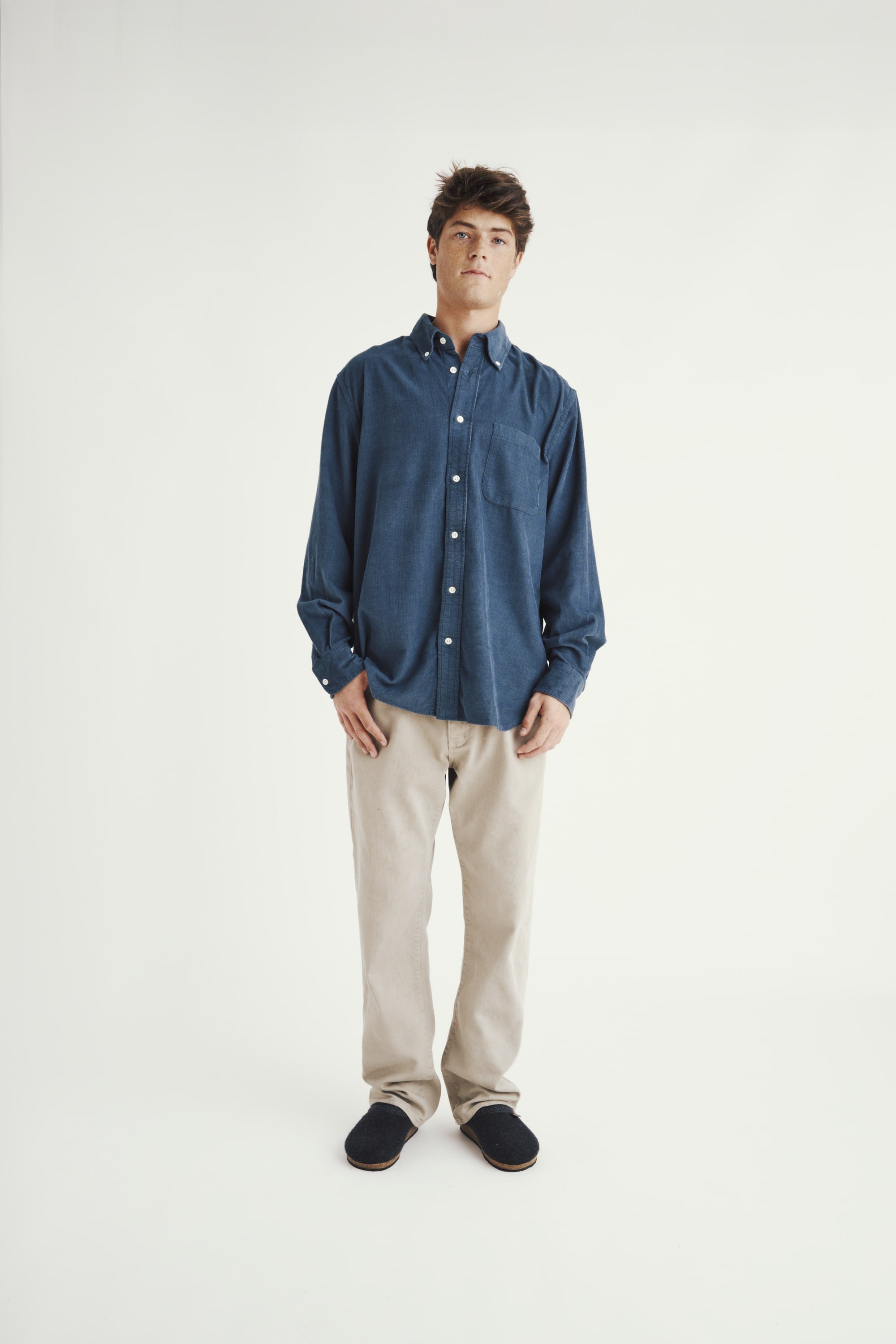 Oxford Premium Buttondown - Pinwheel Cord Navy