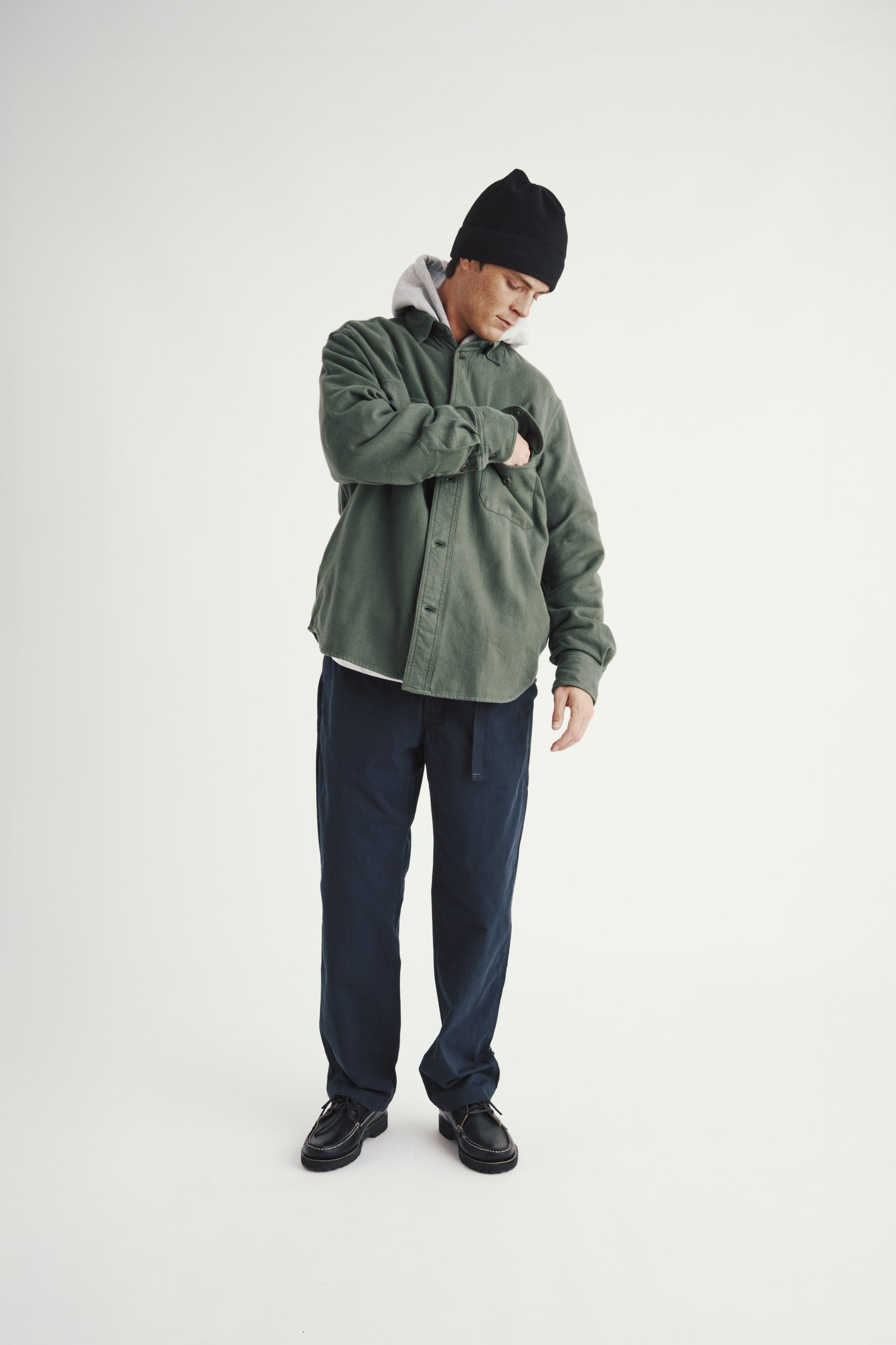 Big Pocket Workshirt - Duck Green