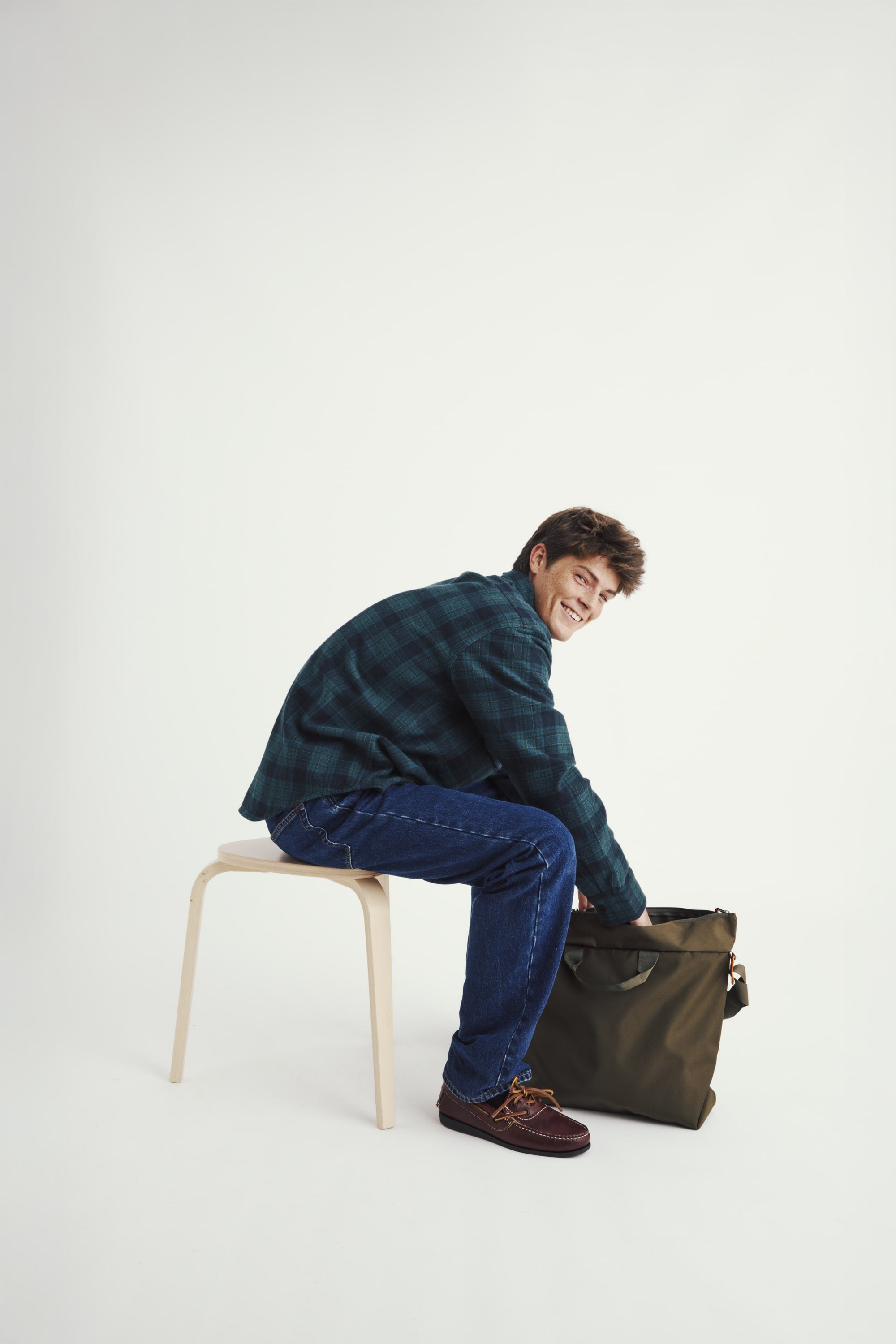 Classic Plaid Workshirt - Green Black Check