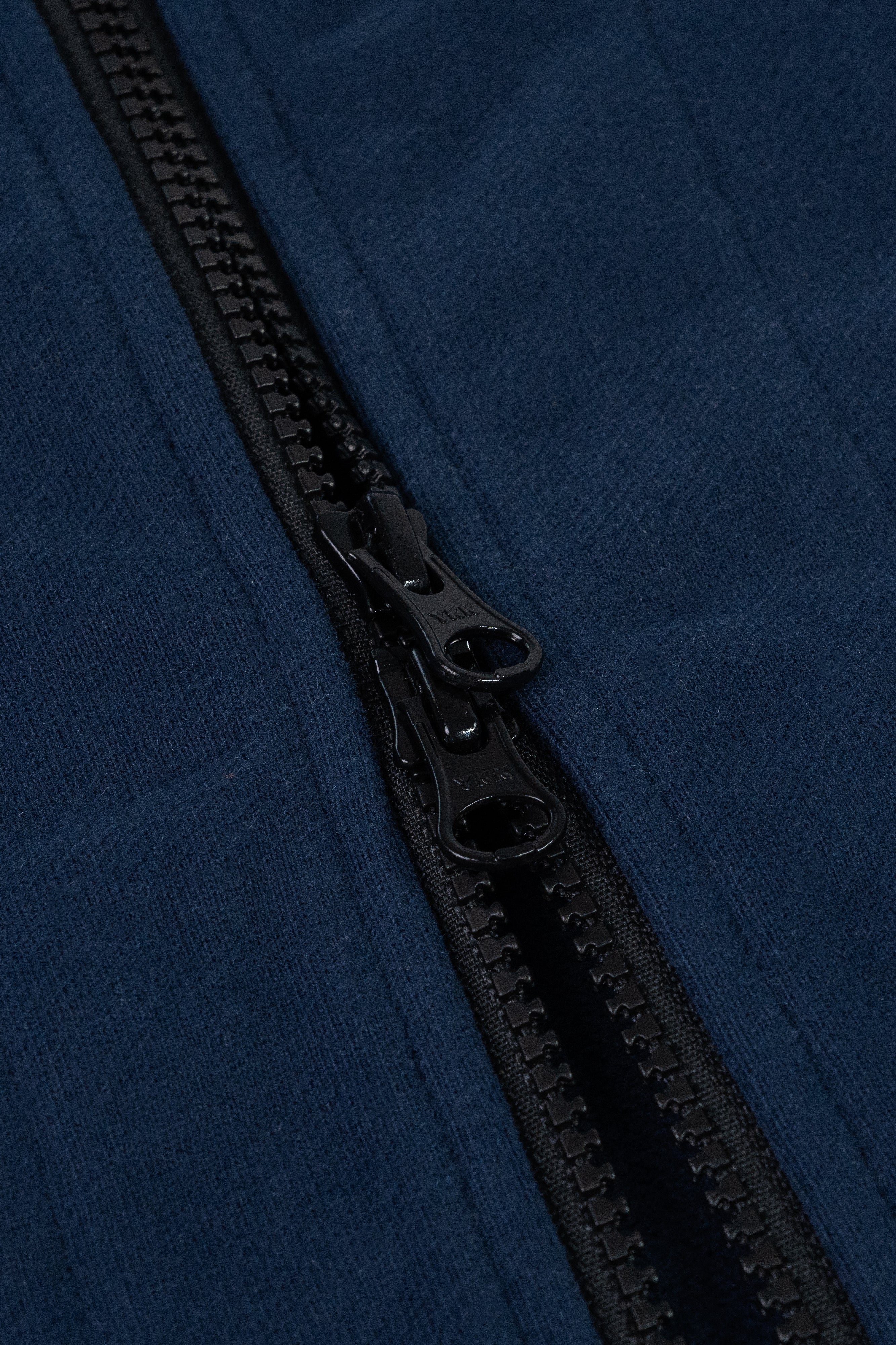 Cotton Fleece Vest - Navy