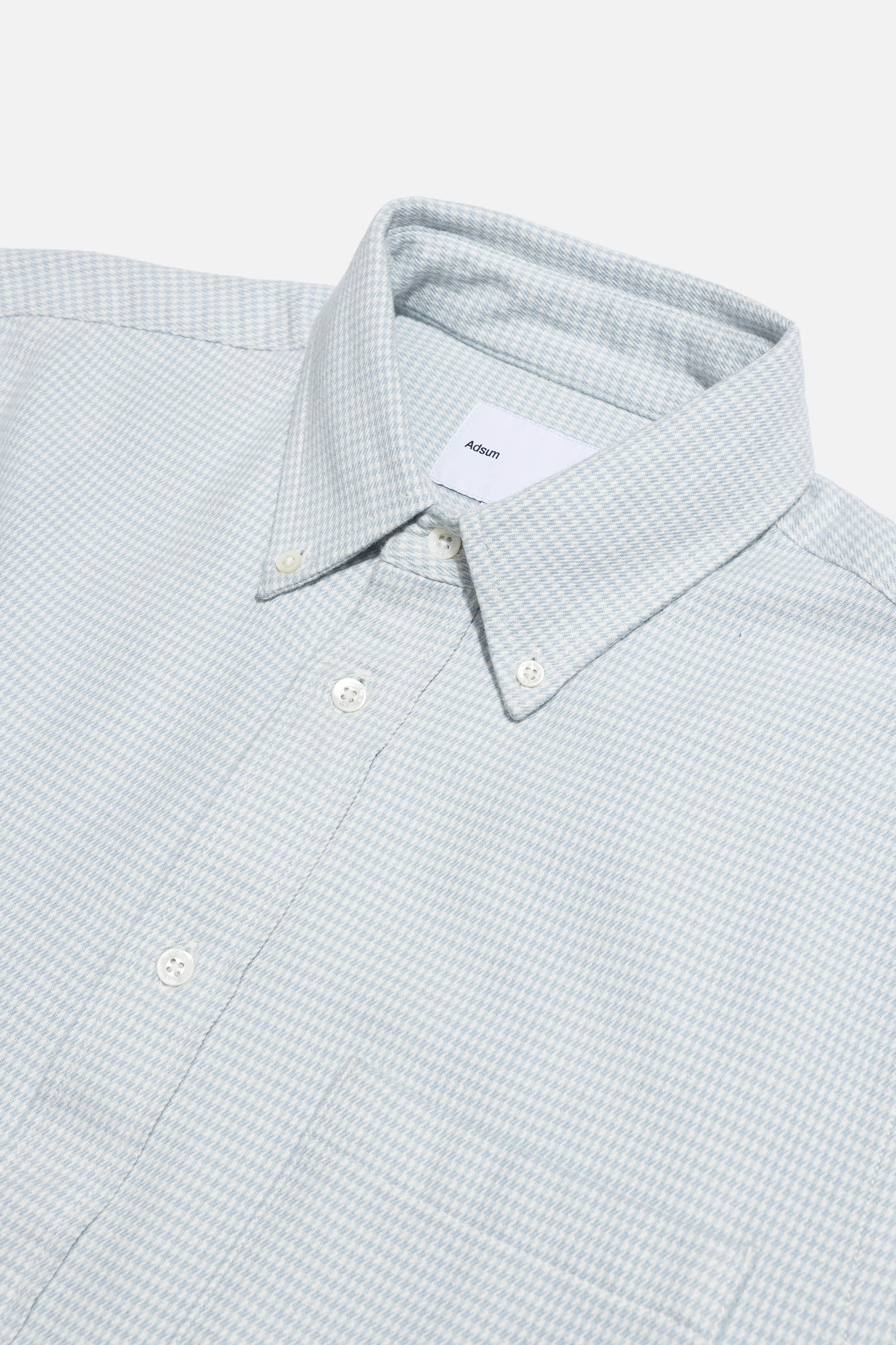 Oxford Premium Buttondown - Houndstooth White