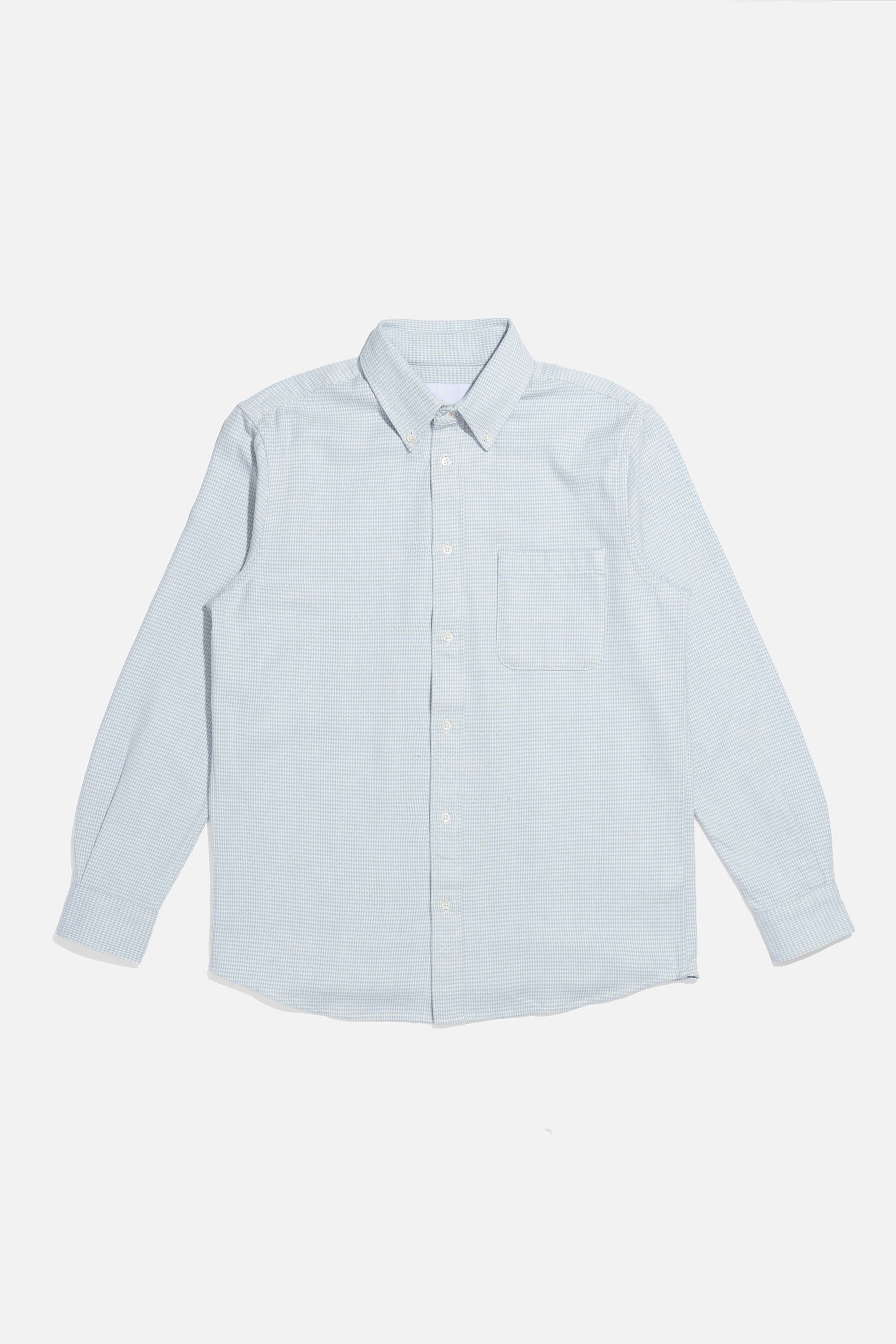 Oxford Premium Buttondown - Houndstooth White