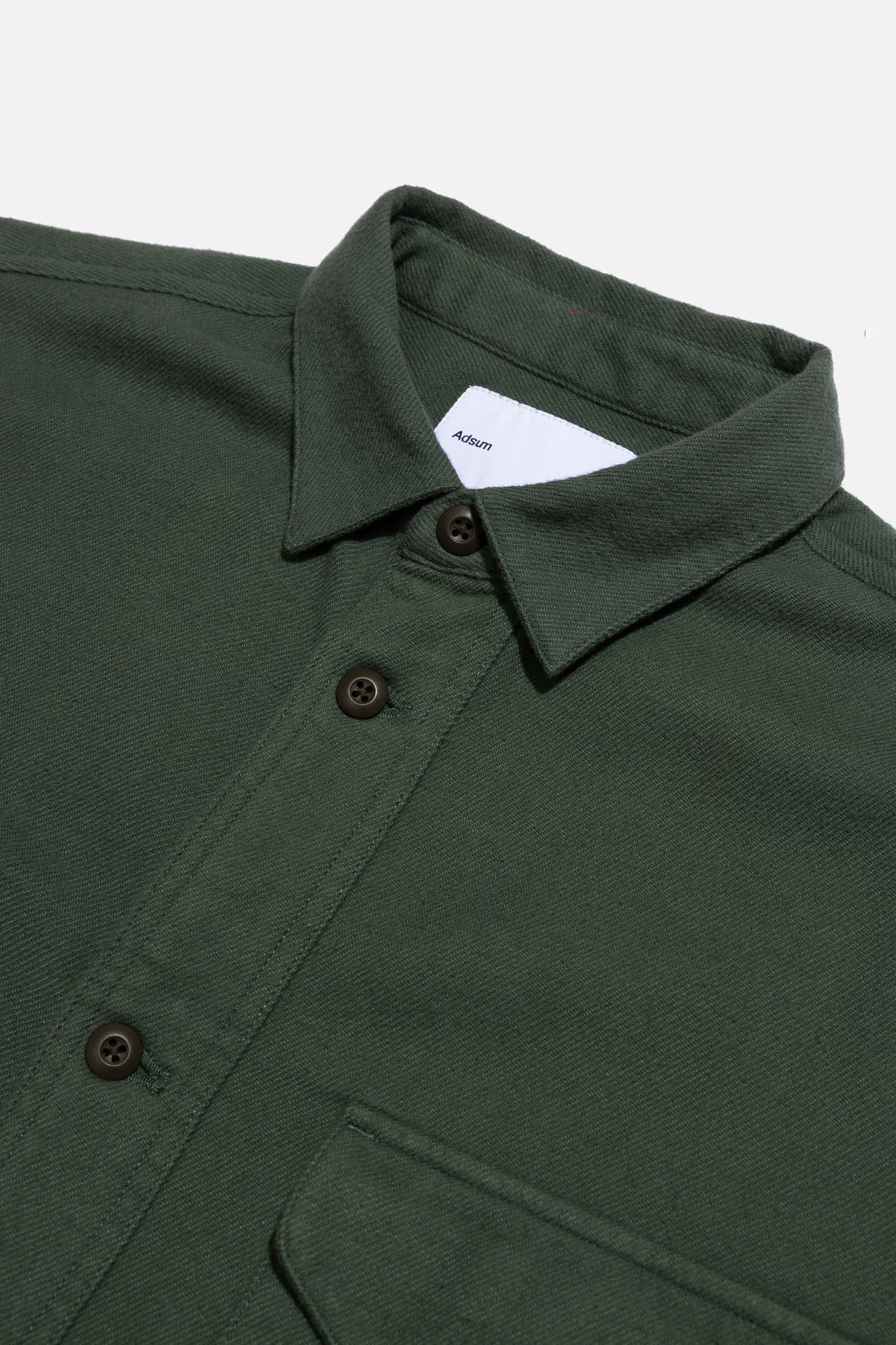 Big Pocket Workshirt - Duck Green