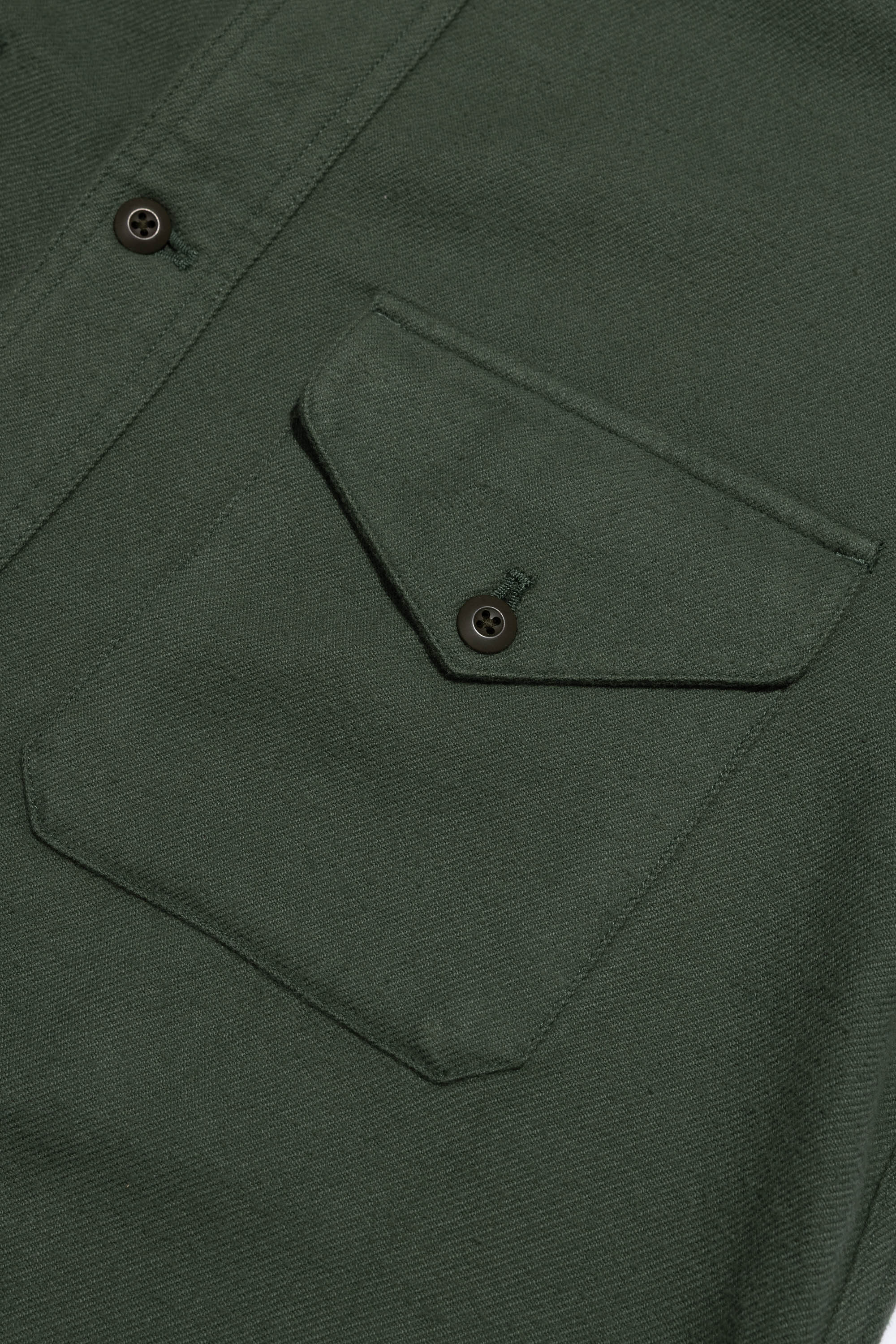 Big Pocket Workshirt - Duck Green