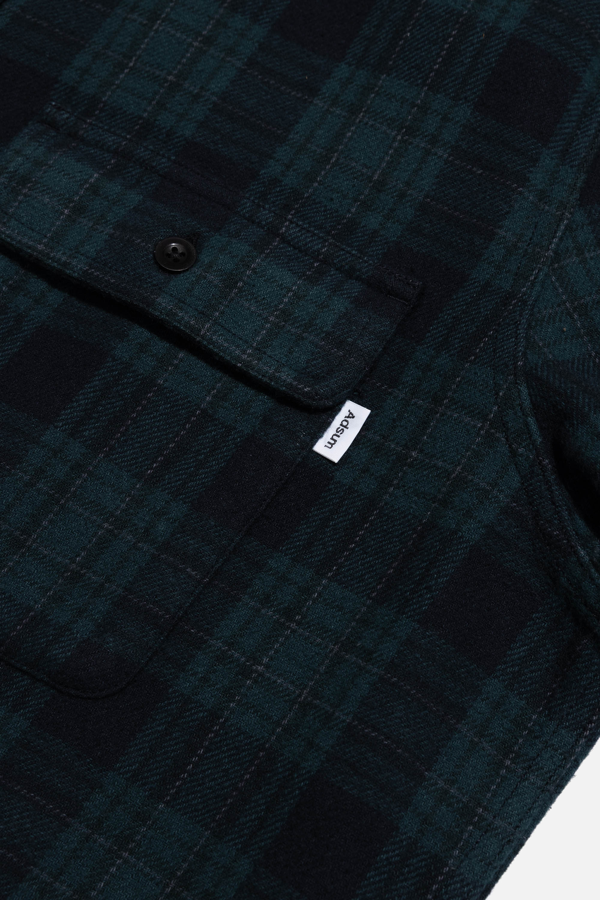 Classic Plaid Workshirt - Green Black Check