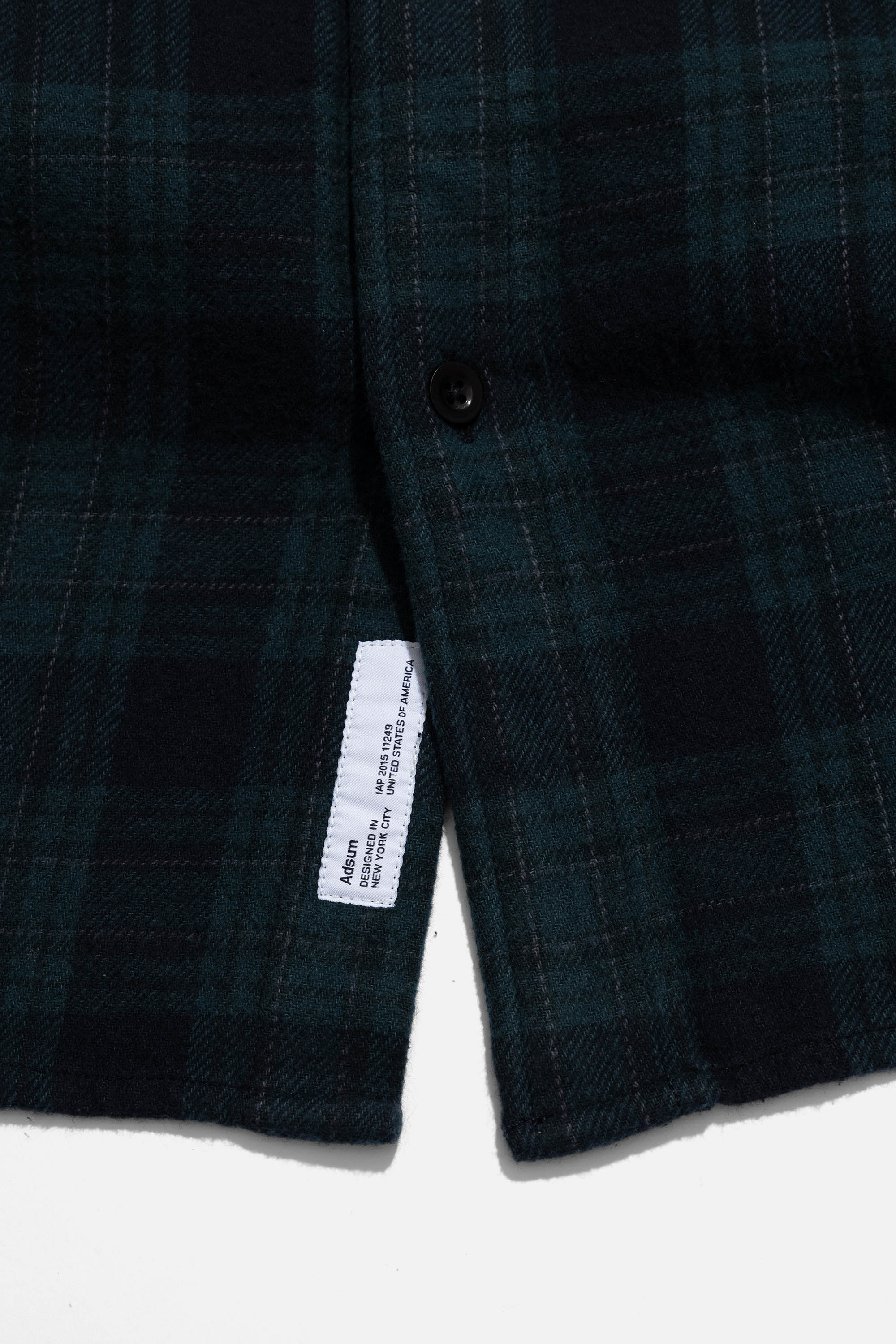 Classic Plaid Workshirt - Green Black Check