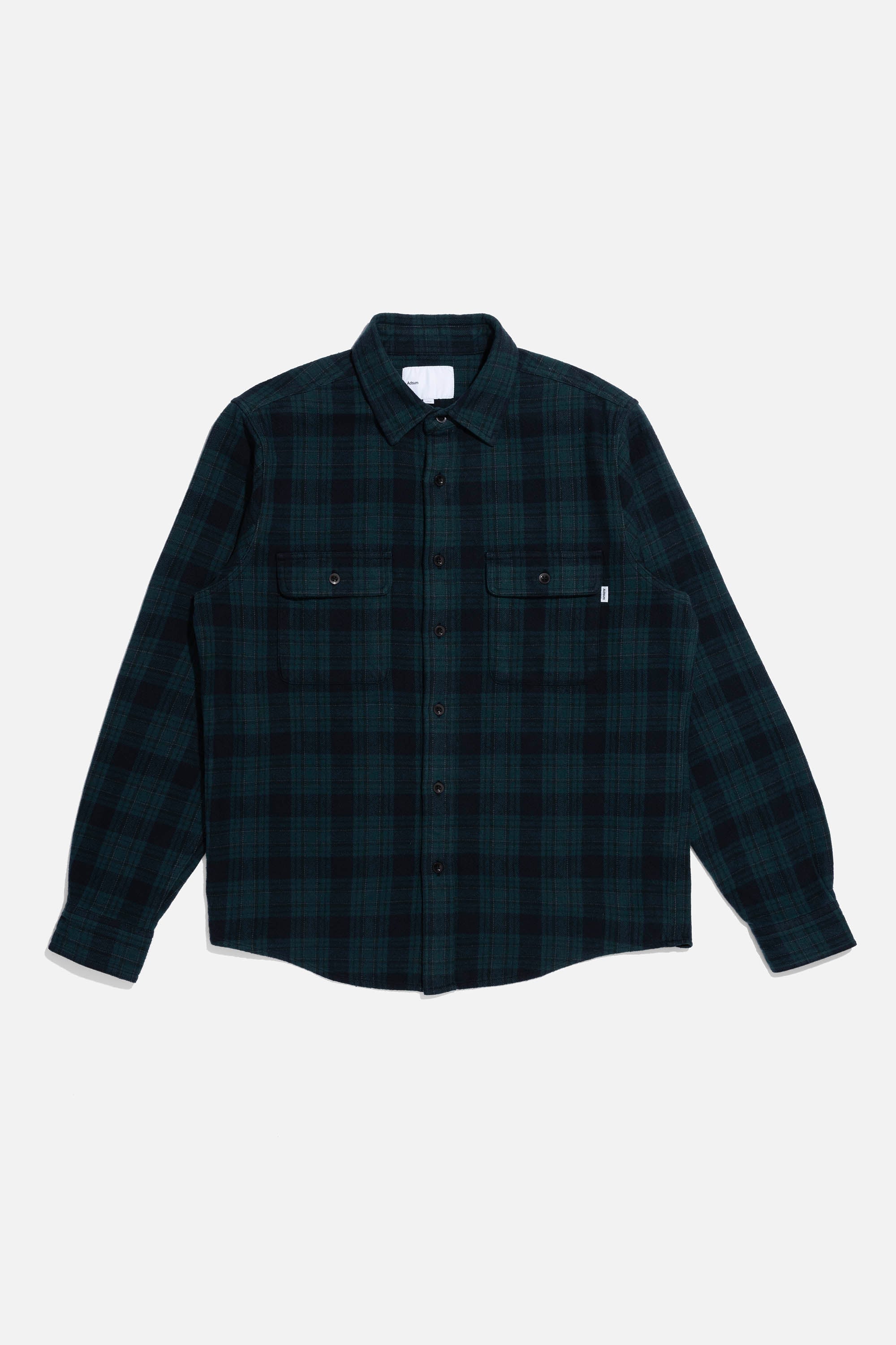 Classic Plaid Workshirt - Green Black Check