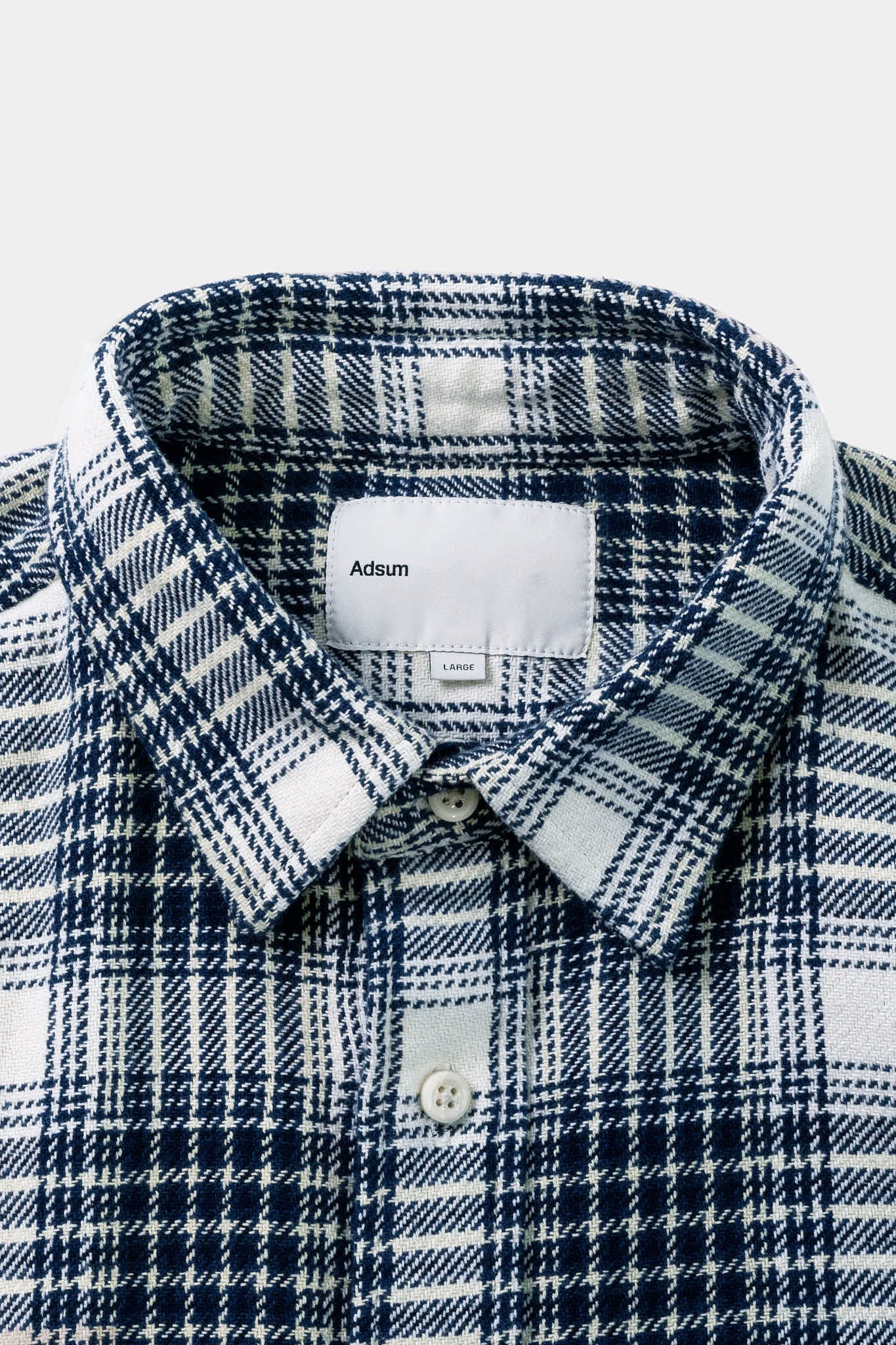 Classic Plaid Workshirt - Beige Check