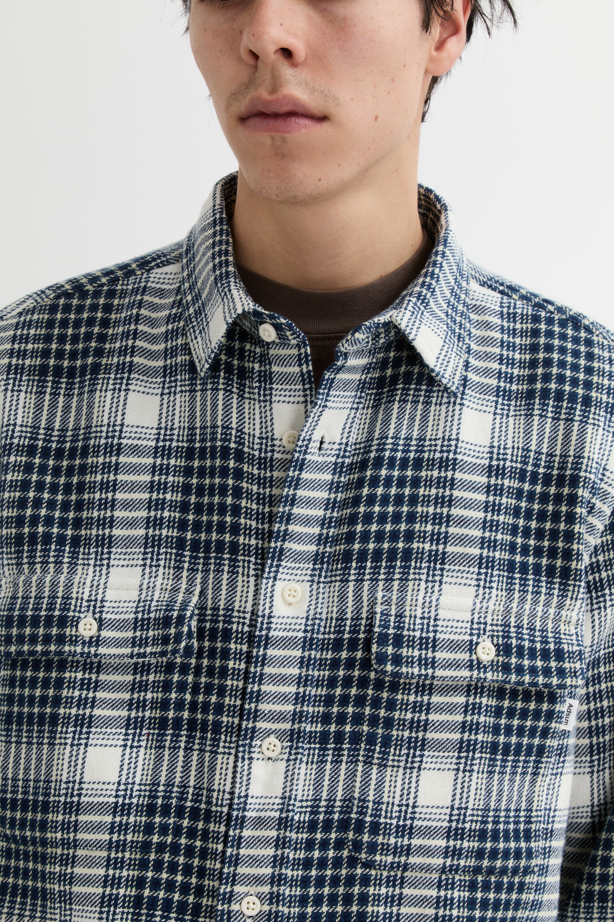 Classic Plaid Workshirt - Beige Check