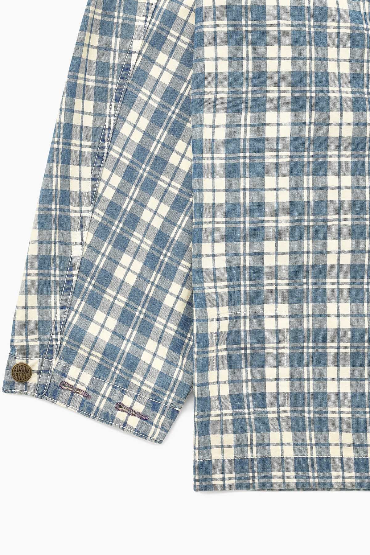 Khakis + Adsum Chore Jacket - Indigo Check