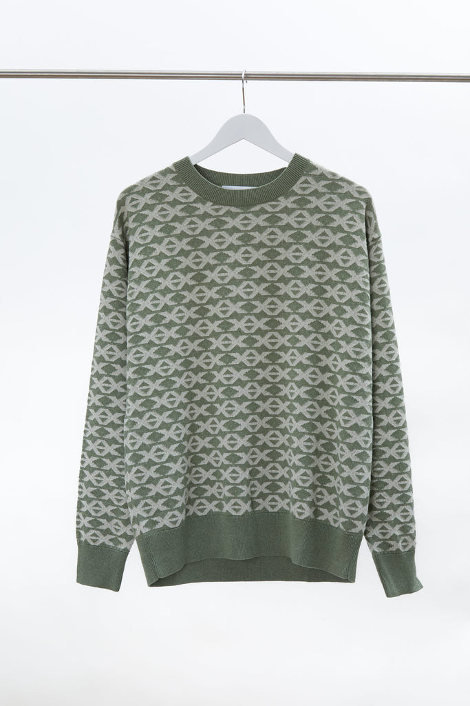 A Sweater - Mint / Green Base
