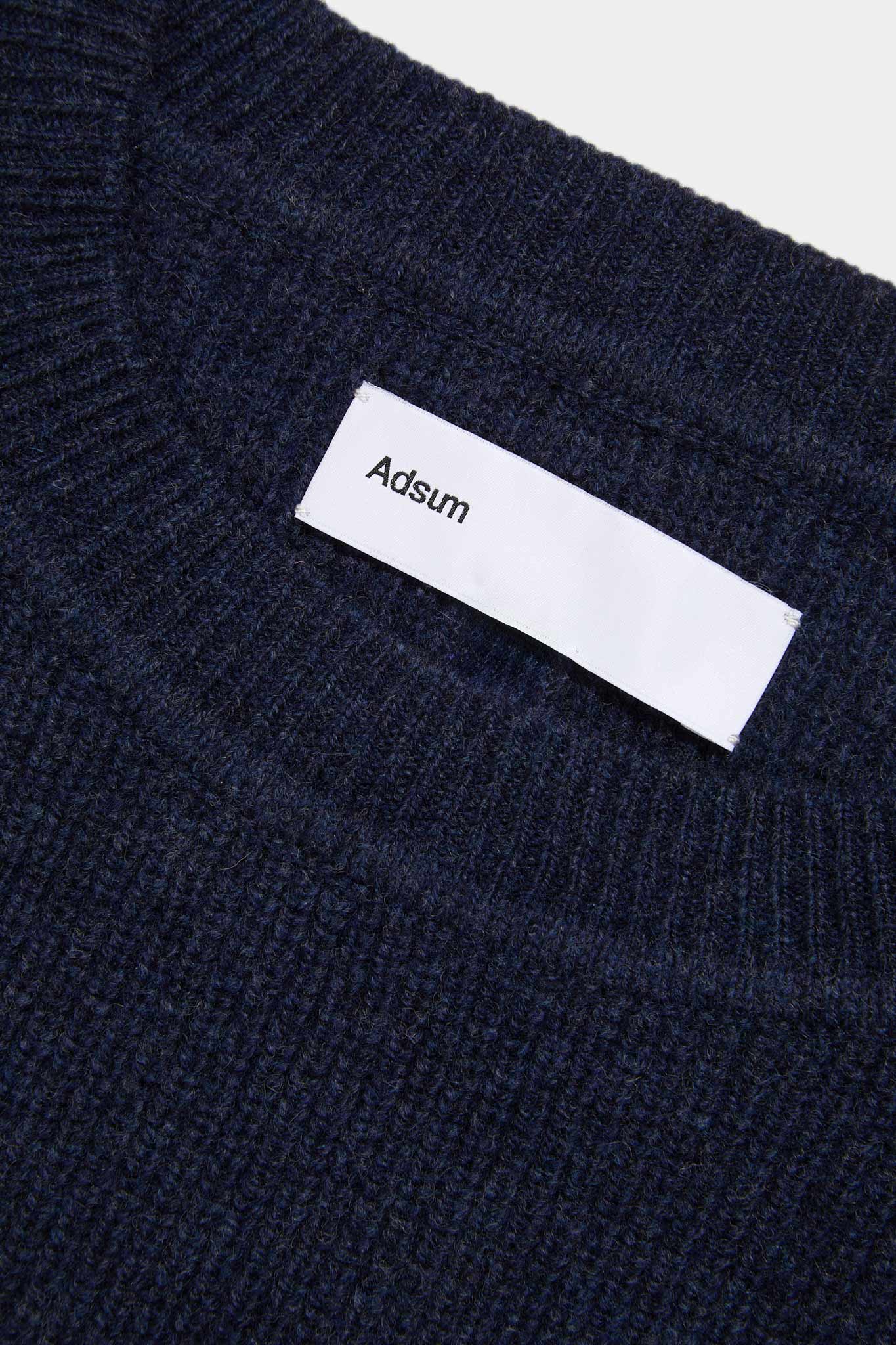 HCS Recycled Merino Raglan Sweater - Navy