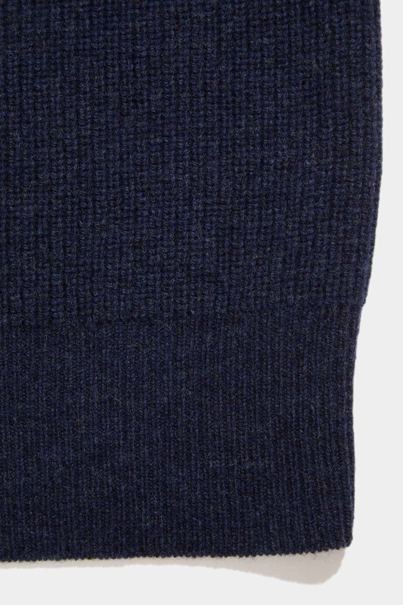 HCS Recycled Merino Raglan Sweater - Navy