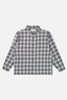 Flat Hem Workshirt - Grey Shadow Plaid