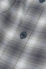 Flat Hem Workshirt - Grey Shadow Plaid