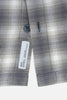 Flat Hem Workshirt - Grey Shadow Plaid