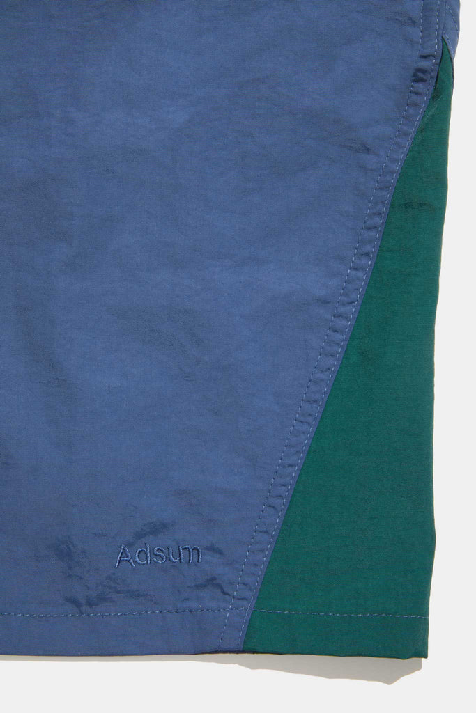 Contrast Panel Short - Dusty Blue