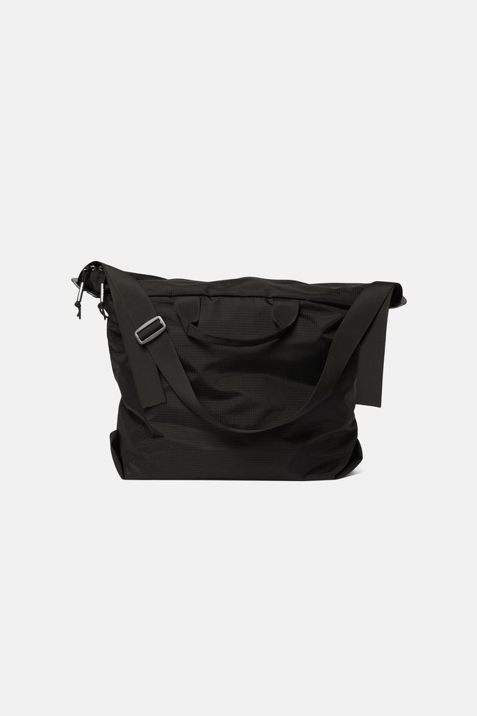 Zip Tote - Black — flat lay, front