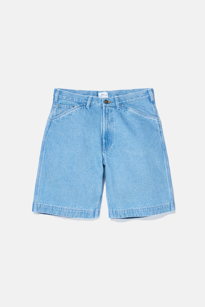 Yard Short - Stone Washed Denim — flat lay, front