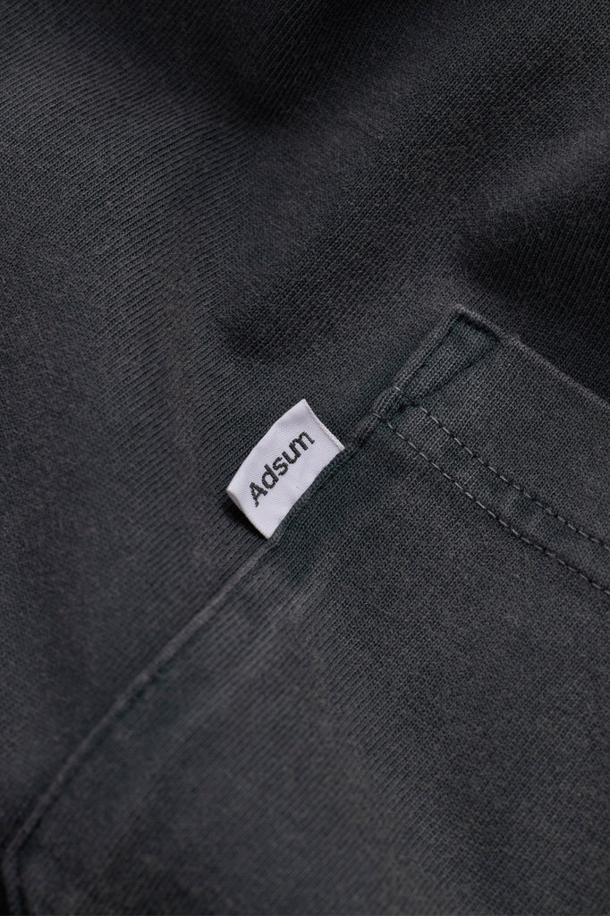 Pocket Tee fabric and dual notch patch pocket detail, 230 GSM 100% cotton jersey