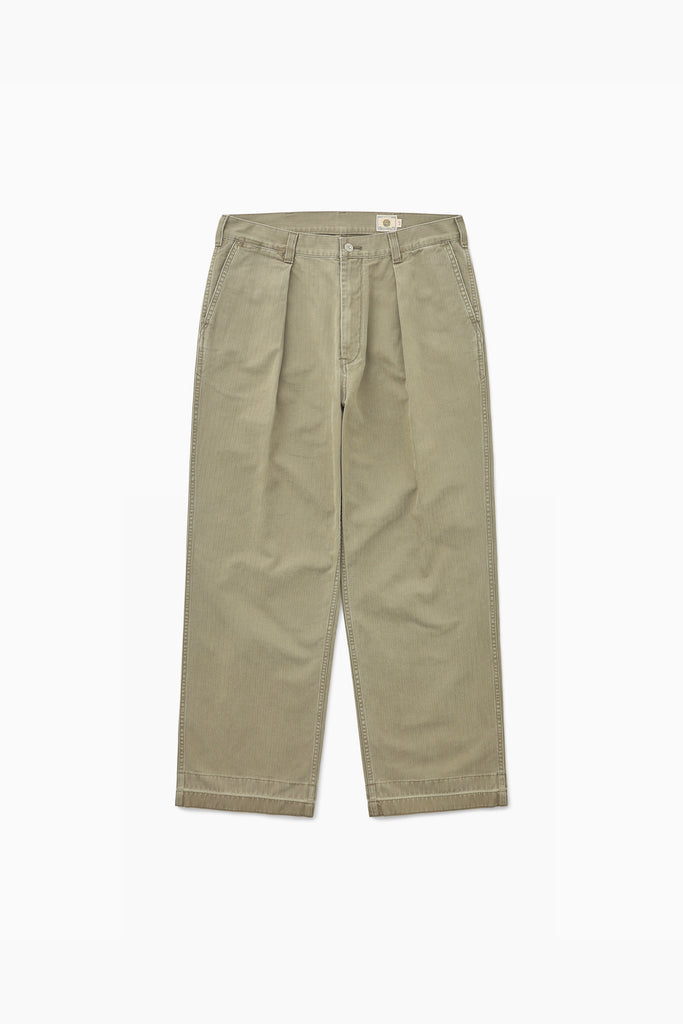 Khakis + Adsum HBT Pants - Olive Drab