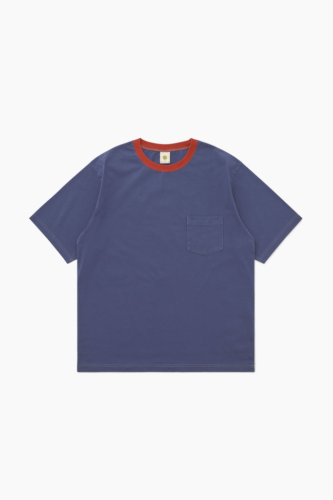 Khakis + Adsum S/S Tee - Blue