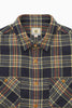 Khakis + Adsum Trucker Plaid Shirt - Navy