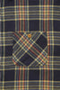 Khakis + Adsum Trucker Plaid Shirt - Navy