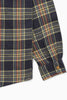 Khakis + Adsum Trucker Plaid Shirt - Navy
