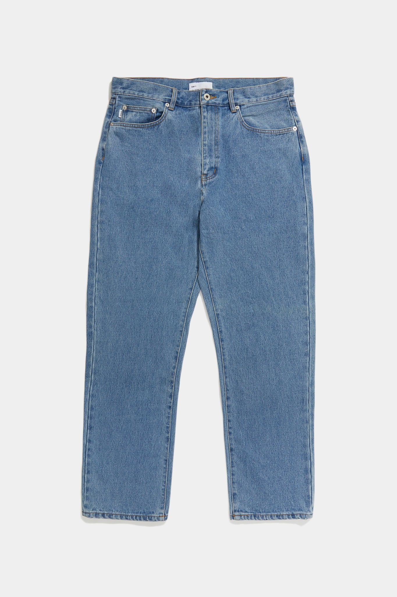 SHOWOFF Light Blue Denim Relaxed Fit Mid Rise Jeans