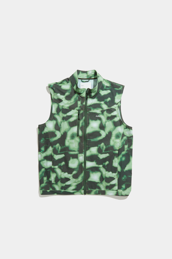 Camp Hero Vest - Dark Green Liquid Print