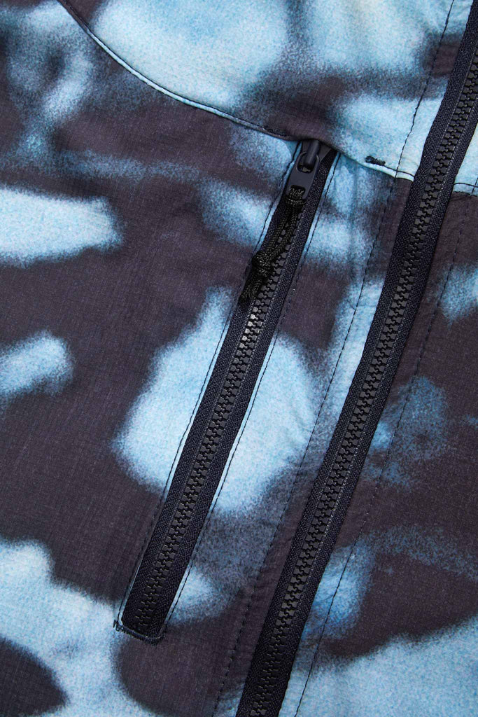 Camp Hero Vest - Dark Navy Liquid Print