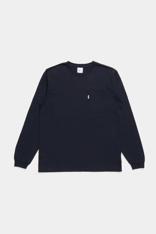 LS Pocket Tee - Navy