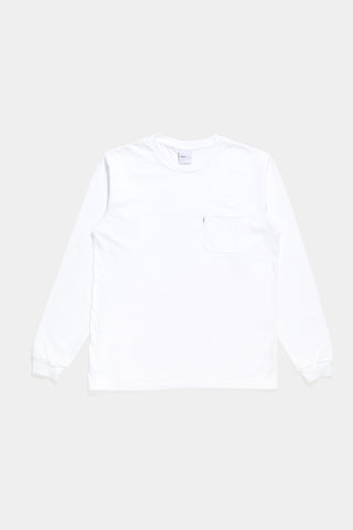 LS Pocket Tee - White