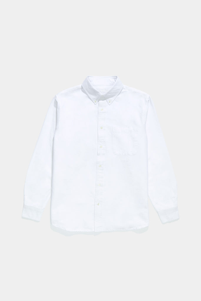 Premium Oxford Button Down - White